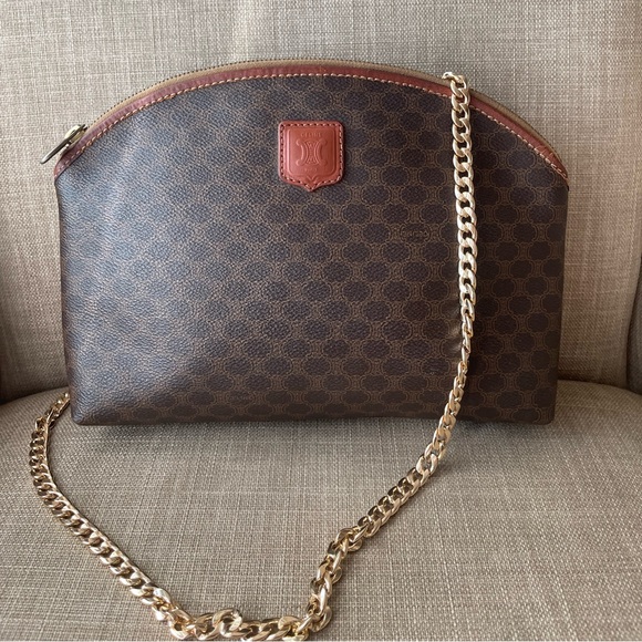 Authentic vintage CELINE CLUTCH crossbody bag (F87) - Picture 1 of 16